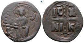Michael IV AD 1034-1041. Constantinople. Anonymous Follis Æ