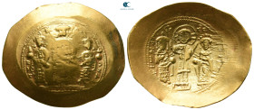 Romanus IV Diogenes, with Eudocia, Michael VII, Constantius, and Andronicus AD 1068-1071. Constantinople. Histamenon Nomisma AV