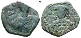 John II Comnenus AD 1118-1143. Thessalonica. Half Tetarteron Æ