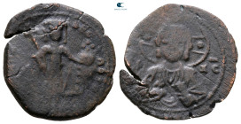 Manuel I Comnenus AD 1143-1180. Thessalonica. Tetarteron Æ