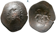 Alexius III Angelus-Comnenus AD 1195-1203. Constantinople. Trachy Æ