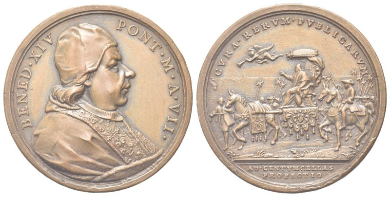 ROMA
Benedetto XIV (Prospero Lorenzo Lambertini), 1740-1758.
Medaglia 1747 a. ...