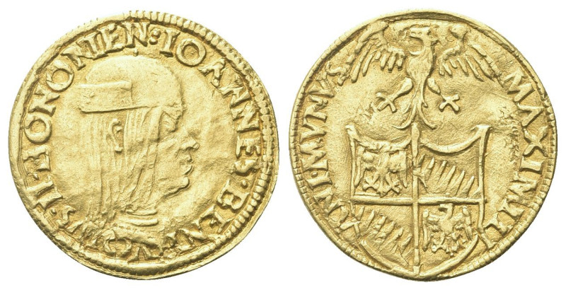BOLOGNA
Giovanni II Bentivoglio, 1463-1506.
Ducato.
Dr. IOANNES BENTIVOLVS II...