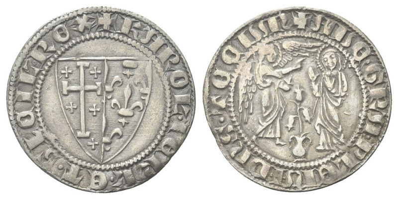 NAPOLI
Carlo I d’Angiò, Re di Napoli 1266-1285.
Saluto d’argento.
Dr. KAROL I...