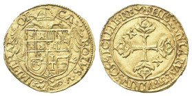 NAPOLI
Carlo V D’Asburgo, Re di Spagna, Sicilia, Napoli, 1516-1556, Imperatore, 1519-1556.
Scudo d'oro di coniazione spagnola ma circolante nel Regn...