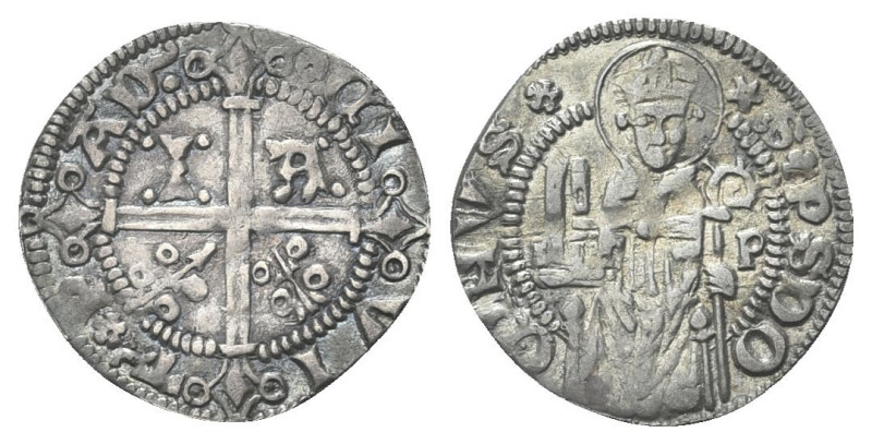 PADOVA
Iacopo II da Carrara, 1345-1350.
Carrarino da 2 Soldi.
Dr. C I - VI - ...