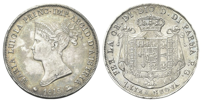 PARMA
Maria Luigia d'Austria, 1814-1847.
Lira 1815.
Dr. Busto diademato a s....