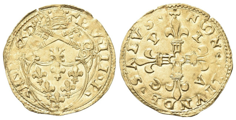 PIACENZA
Paolo III (Alessandro Farnese), 1534-1549.
Scudo d’oro.
Dr. PAV III ...
