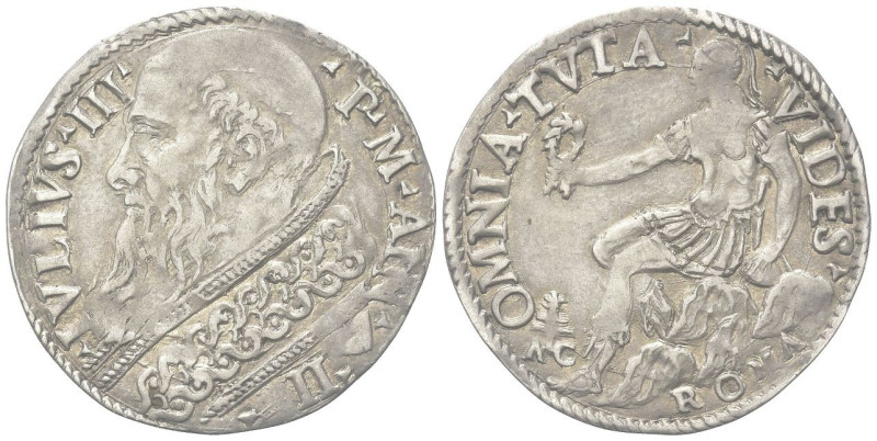 ROMA
Giulio III (Giovanni Maria Ciocchi), 1550-1555.
Giulio.
Dr. IVLIVS III -...