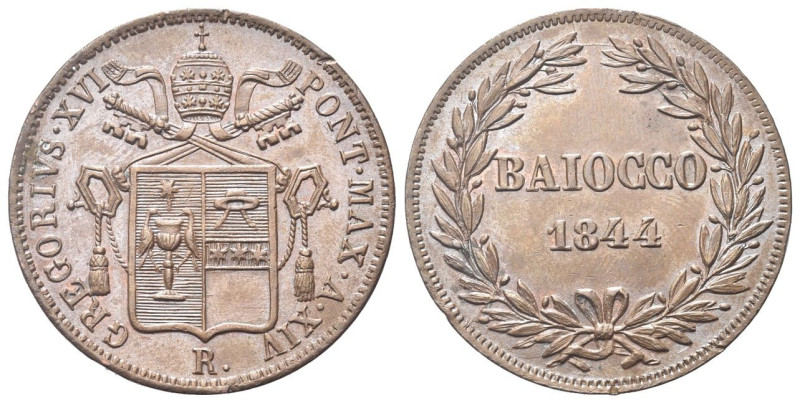 ROMA
Gregorio XVI (Bartolomeo Alberto Cappellari), 1831-1846.
Baiocco 1844 a. ...