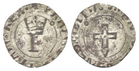 TORINO
Francesco I d’Angoulème, Re di Francia, 1515-1547.
Liard à la croisette.
Dr. FRAN D G FRANCOR REX. Grande F coronata.
Rv. SIT NO DNI BENEDI...