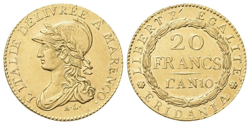 TORINO
Repubblica Subalpina, 1800-1802.
20 Franchi an. 10 A’ MARENCO (1801-180...