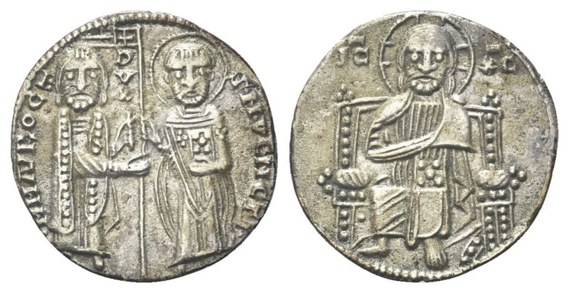 VENEZIA
Marino Morosini Doge XLIV, 1249-1253. 
Grosso.
Dr. M MAVROC - S M VEN...