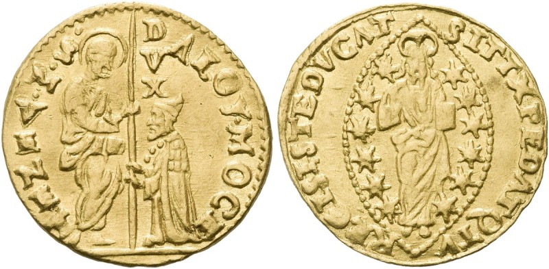 VENEZIA
Alvise I Mocenigo Doge LXXXV, 1570-1577.
Zecchino.
Dr. ALOY MOCE - S ...