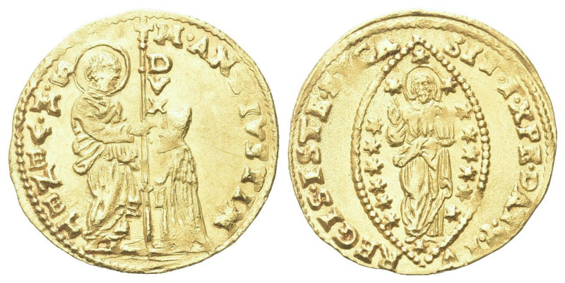 VENEZIA
Marc’antonio Giustinian Doge CVII, 1684-1688.
Zecchino.
Dr. M ANT IVS...