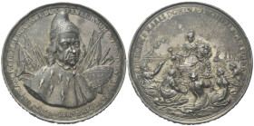 VENEZIA
Francesco Morosini Doge CVIII, 1688-1694. 
Medaglia 1688 coniata opus Philip Heinrich Müller.
Dr. FRANCISCUS MAUROCENUS DUX VENETIRARUM A 1...