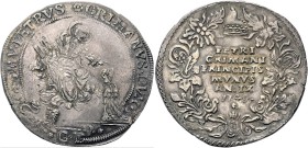 VENEZIA
Pietro Grimani Doge CXV, 1741-1752.
Osella a. IX, 1749.
Dr. SŸMŸ VŸ PETRVS GRIMANVSŸ DVX. San Marco, seduto sulle nuvole, tende la mano al ...