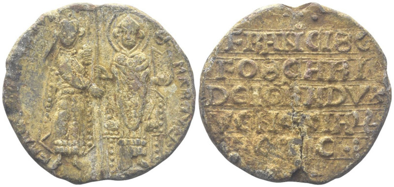 VENEZIA
Francesco Foscari Doge LXV, 1423-1457.
Bolla plumbea di Secondo tipo
...