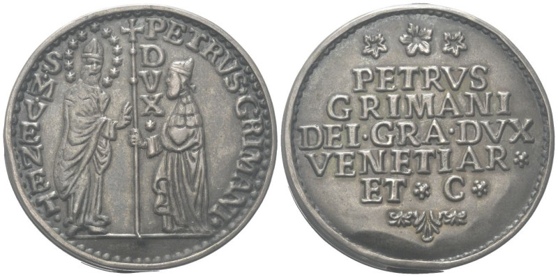 VENEZIA
Pietro Grimani Doge CXV, 1741-1752.
Bolla in argento "a scatoletta" 
...
