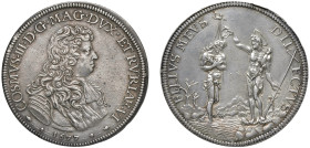 FIRENZE - COSIMO III DE MEDICI (1670-1723) - Piastra 1677
Argento
MIR 326/4
q.SPL