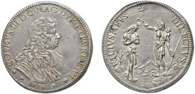 FIRENZE - COSIMO III DE MEDICI (1670-1723) Piastra 1678
Argento
MIR 326/5
m.BB/q.SPL