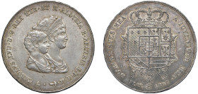 FIRENZE - REGNO D'ETRURIA - CARLO LUDOVICO (1803-1807) - Dena 1807
Argento
Gigante 11
Dritto di notevole qualità
SPL-FDC