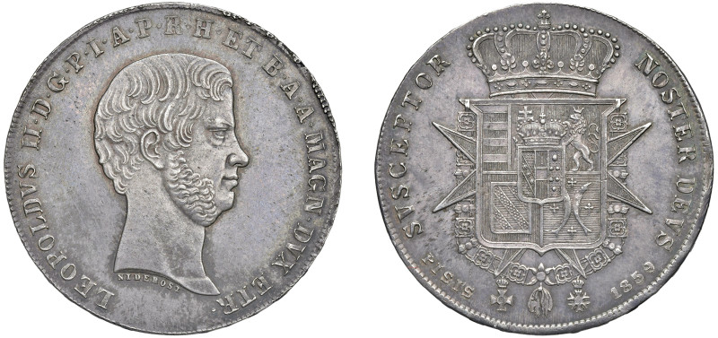 FIRENZE - LEOPOLDO II (1824-1859) - Francescone 1859
Argento
Gigante 25
SPL-F...