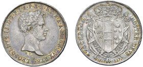 FIRENZE - LEOPOLDO II (1824-1859) - 1/2 francescone 1827
Argento
Gigante 26
Patina iridescente
m.BB/q.SPL
Ex LEU 22, collezione Max Blaschegg, lo...