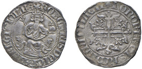 NAPOLI - ROBERTO D'ANGIO' (1309-1343) - Gigliato
Argento
MIR 28 Pannuti Riccio 1/2
Usuali debolezze di conio, ma esemplare gradevole con patina di ...