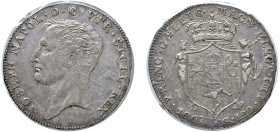 NAPOLI - GIUSEPPE NAPOLEONE (1806-1808) - 120 grana 1807
Argento
Gigante 2 Rara
Patina di vecchia raccolta
Sigillata BB-SPL dal Perito NIP Cavalie...