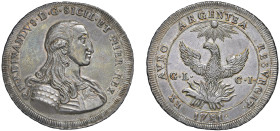 PALERMO - FERDINANDO IV (1759-1816) - Oncia da 30 tarì 1791 (II° tipo)
Argento
Gigante 3 Rara
Impercettibile traccia sul contorno di montatura abil...