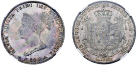 PARMA - MARIA LUIGIA (1815-1847) - 5 lire 1815
Argento
Gigante 5  Non comune
NGC MS62
Certificato NGC numero 2781848-010
Ex Nomisma 46, del 2012,...