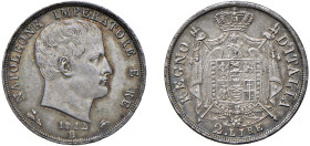 NAPOLEONE I, Re d'Italia (1805-1814) - 2 lire 1812, Bologna
Argento
Gigante 141 Raro
Bella patina
q.SPL