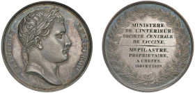 MEDAGLIE NAPOLEONICHE - Società centrale del vaccino, 1809
Argento
Diam. 40,5 mm - Peso 35,47 gr.
Bramsen 908 bis   Molto rara
q.FDC