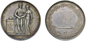 MEDAGLIE NAPOLEONICHE - Matrimonio con Maria Luigia, 1810
Argento
Diam. 41 mm - Peso 31,14 gr.
Bramsen 953    Molto rara
q.SPL