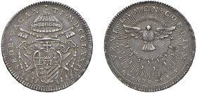 SEDE VACANTE (1774-1775) - Quinto di scudo 1774
Argento
Muntoni 3
Lievi ritocchi al /R
m.BB/BB