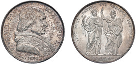PIO VIII (1829-1830) - Scudo 1830, Roma
Argento
Gigante 1 Raro
Di ottima qualità
m.SPL/q.FDC
