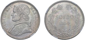 ROMA - PIO IX (1846-1870) - Scudo 1854
Argento
Gigante 65
Di ottima freschezza
NGC MS62
Certificato NGC numero 3498616-009
Ex Goldberg 69, maggi...