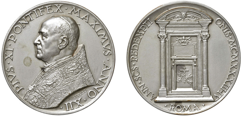 PIO XI (1922-1939) - Anno santo della redenzione, anno XII
Argento
Diam. 44 mm...