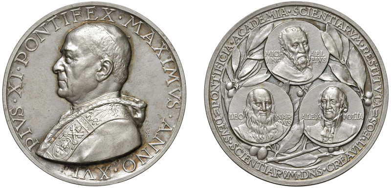 PIO XI (1922-1939) - Pontificia accademia delle scienze, anno XVI
Argento
Diam...