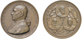 PIO XI (1922-1939) - Pontificia accademia delle scienze, anno XVI
Bronzo
Diam. 44 mm - Peso 32,35 gr.
Bartolotti E.937
q.FDC