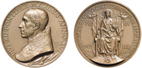 PIO XII (1939-1958) - Maria Regina del cielo e della terra, 1954
Bronzo
Diam. 44 mm - Peso 40,40 gr.
Cusumano-Modesti 227
FDC/q.FDC