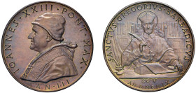 GIOVANNI XXIII (1958-1963) - Canonizzazione Gregorio Barbadico, anno III
Bronzo
Diam. 44 mm - Peso 32,28 gr.
Bartolotti E.961
FDC
