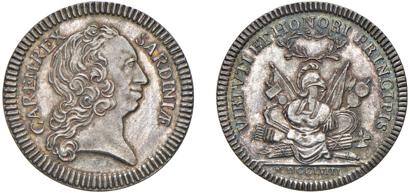CARLO EMANUELE III (1730-1776) - Gettone 1758
Argento
Esemplare di grande cons...