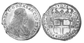 CARLO EMANUELE III (1730-1773) - 5 soldi 1734
Mistura
Cudazzo 1044e Molto raro
SPL