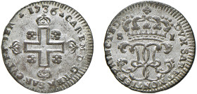 CARLO EMANUELE III (1730-1773) - Soldo 1736
Mistura
Cudazzo 1049d Non comune
Bell'esemplare
SPL-FDC