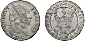 VITTORIO EMANUELE I (1802-1821) - 2,6 soldi 1815
Mistura
Gigante 6 Raro
Bello SPL