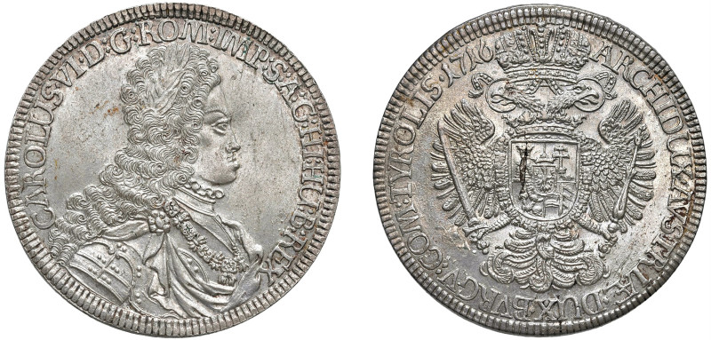 AUSTRIA - CARLO VI (1711-1740) - Tallero 1716, Hall
Argento
KM# 1570
Esfoliat...