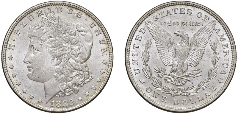 STATI UNITI D'AMERICA - Dollaro Morgan 1882
Argento
KM# 110
FDC