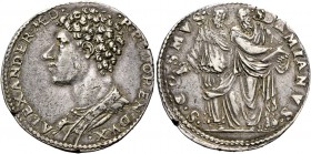 Monete di zecche italiane
Firenze 
Alessandro de’Medici duca della Repubblica fiorentina, 1532-1537.  Testone,  AR 9,99 g.  ALEXANDER MED – R P FLOR...